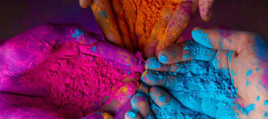 poudre de couleur